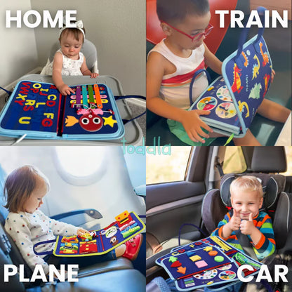 Felt Learning Board Busy Board ~ Hands-on learning fun for curious little minds.