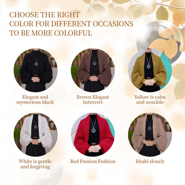 Hollow Out Knitted Shawl Coat ~ Own every sidewalk like it’s Fashion Week.