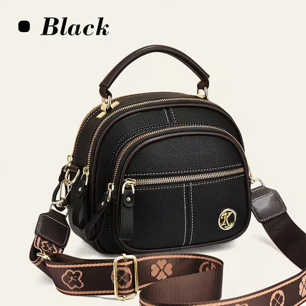 Shoulder Strap Leather Crossbody Bag ~ Hands-free power move from office chaos to after-hours.