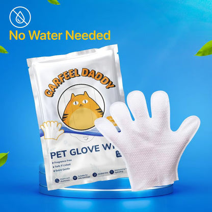 Odor-Removing Pet Glove Wipes ~ Bath-free freshness in seconds.