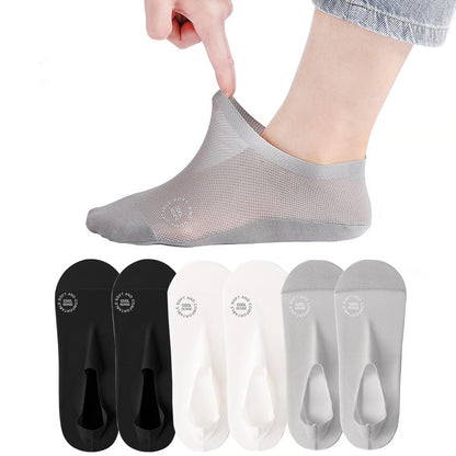 Ultra Thin No Show Cotton Socks ~ Barefoot comfort that stays hidden all day.