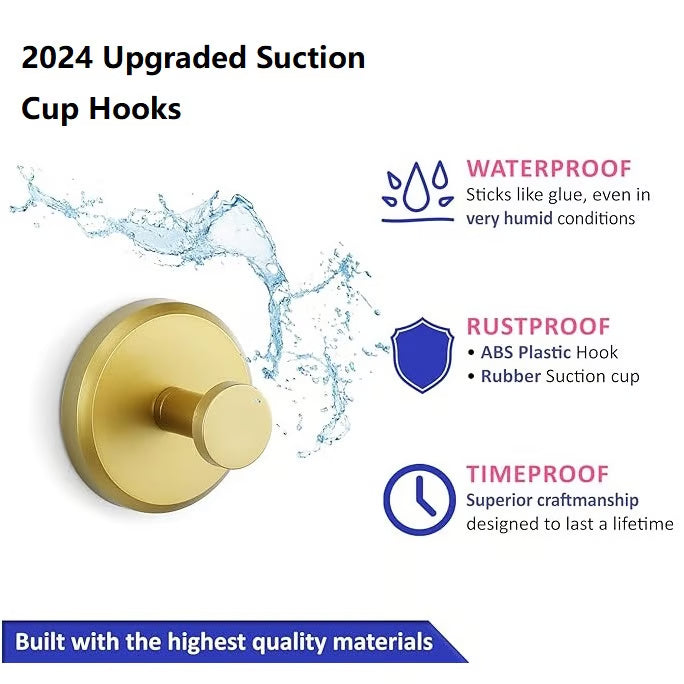 Suction Cup Hooks ~ Because not everything needs to be screwed in.