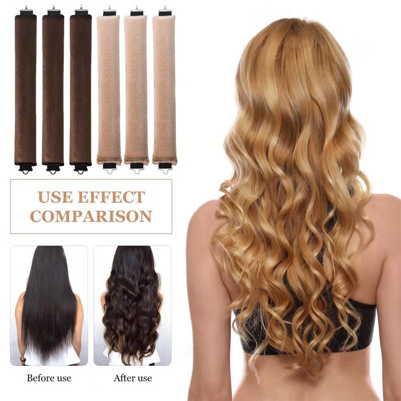 Satin Heatless Curling Set ~ Wake up to soft, damage-free curls overnight.