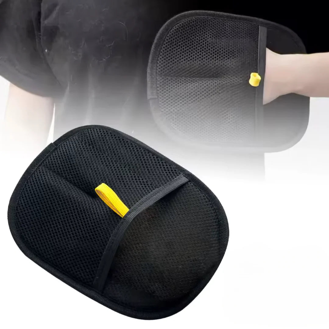 Electrostatic Pet Hair Removal Grooming Gloves ~ Instant fur removal & gentle pet grooming