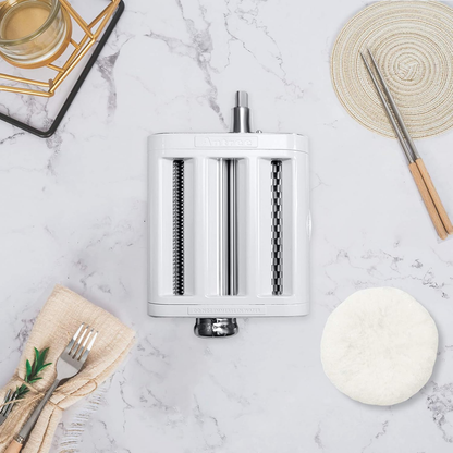 3-in-1 Pasta Maker for Stand Mixers ~ Fresh homemade pasta in minutes.