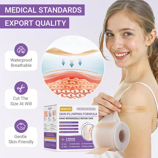 Skin Microneedle Repair Tape ~ Fade scars and stretch marks while you heal
