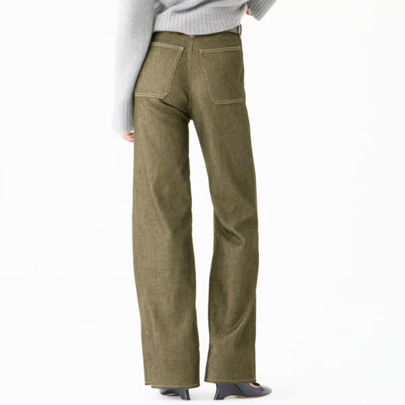 Tummy Control Cropped Wide-Leg Jeans ~ Flatter your waist, elevate your style.