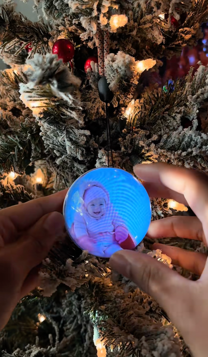Christmas Tree Memory Orb ~ The ornament with a heartbeat.