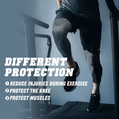 Long Compression Knee Sleeve ~ All-day joint support for workouts and recovery.