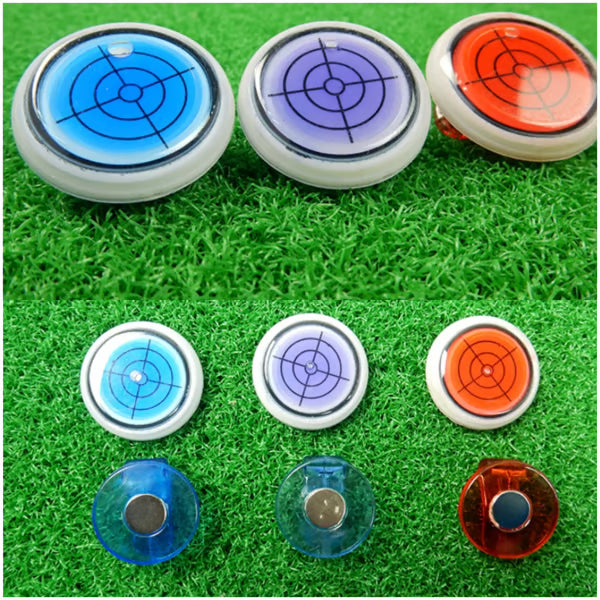 Golf Ball Marker Round Cap Clip Mark ~ Line up perfect putts with tour-level precision.