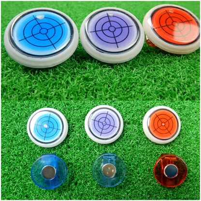 Golf Ball Marker Round Cap Clip Mark ~ Line up perfect putts with tour-level precision.