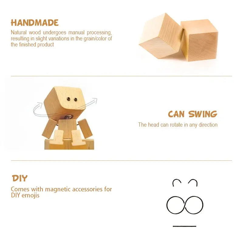 Charming Little Wooden Figure ~ Your Post-Apocalypse Bestie.