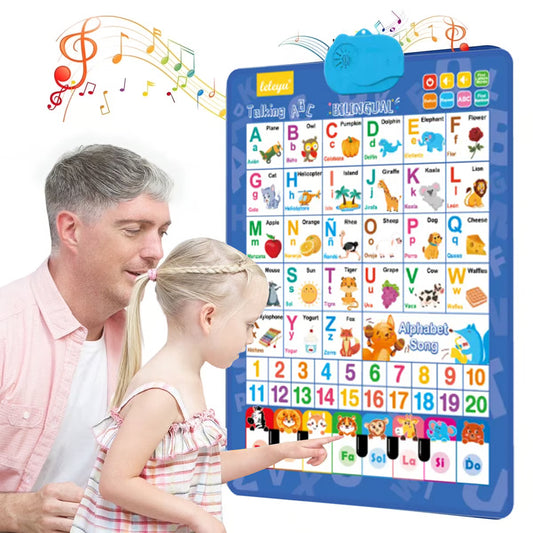 Talking Wall Chart ~ Bilingual learning made fun and effortless.