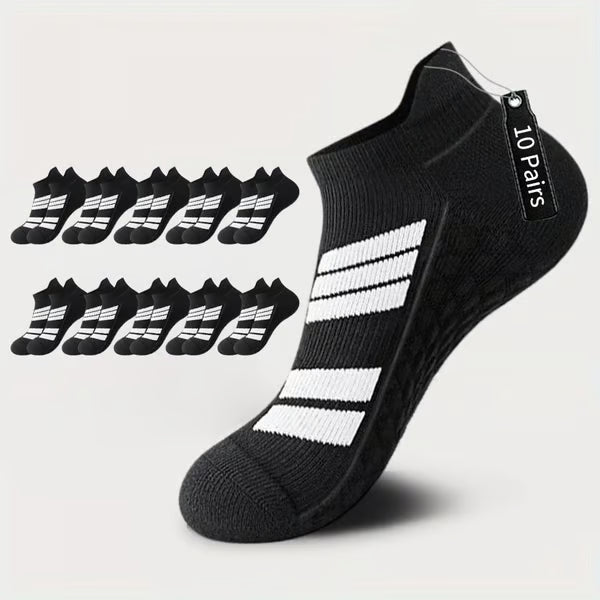 No-Show Sports Socks ~ Invisible comfort that stays put all day.
