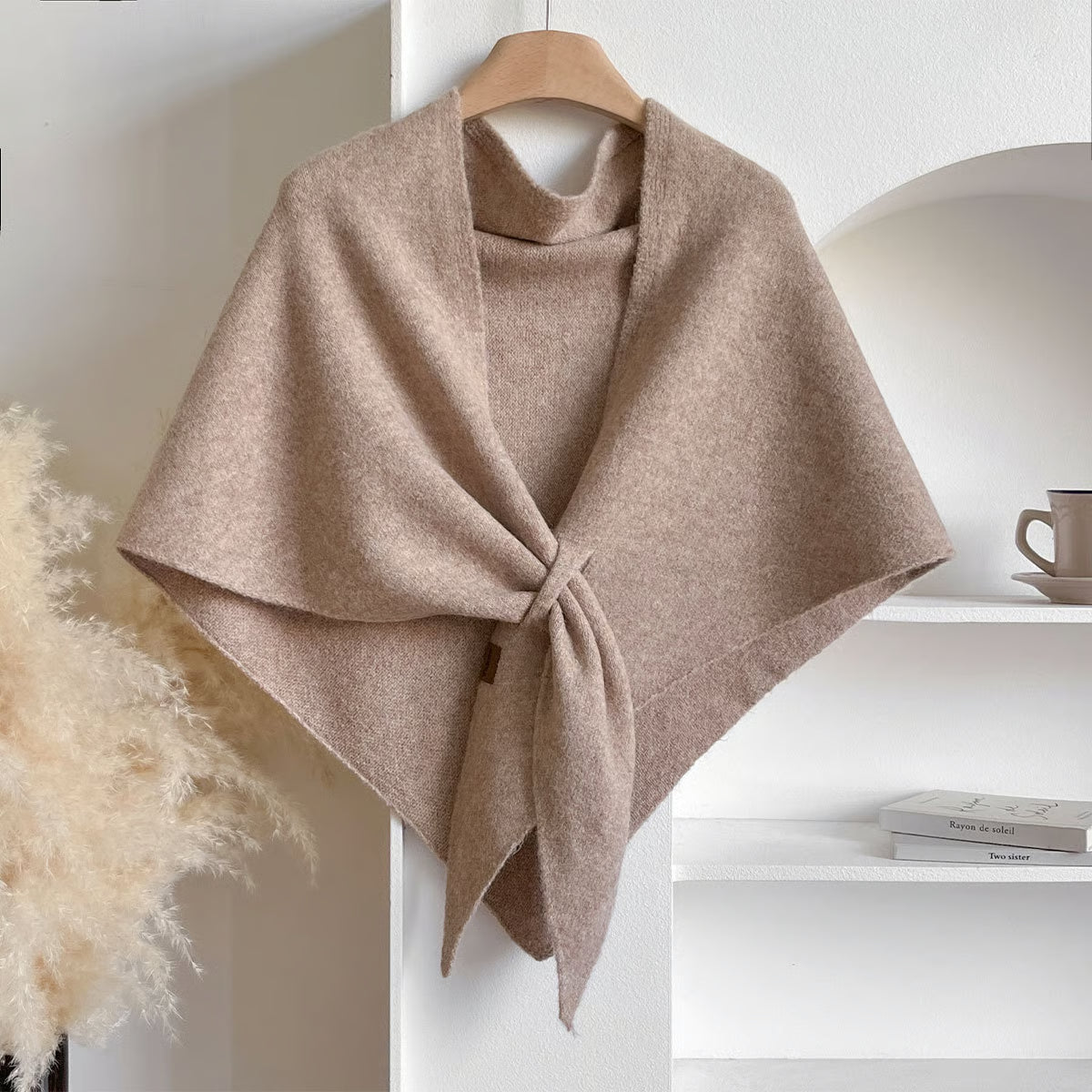 Solid Color Wool Blend Shawl ~ The Fast Track From Basic to Polished.