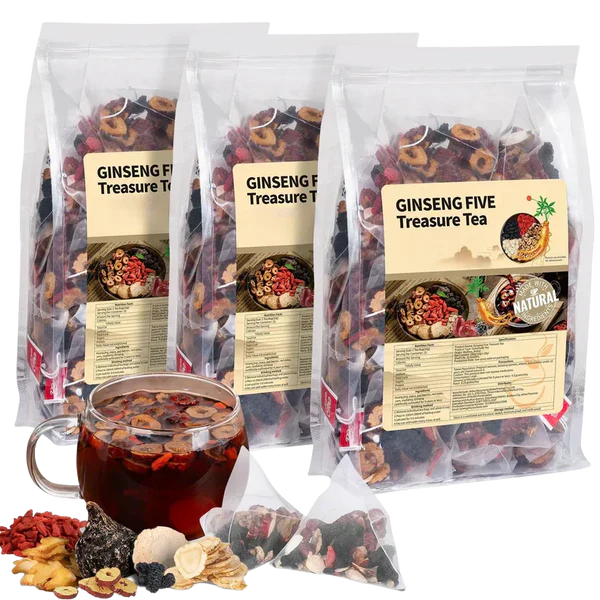 Ginseng & Mulberry Herbal Tea ~ Natural energy and inner balance in every cup.