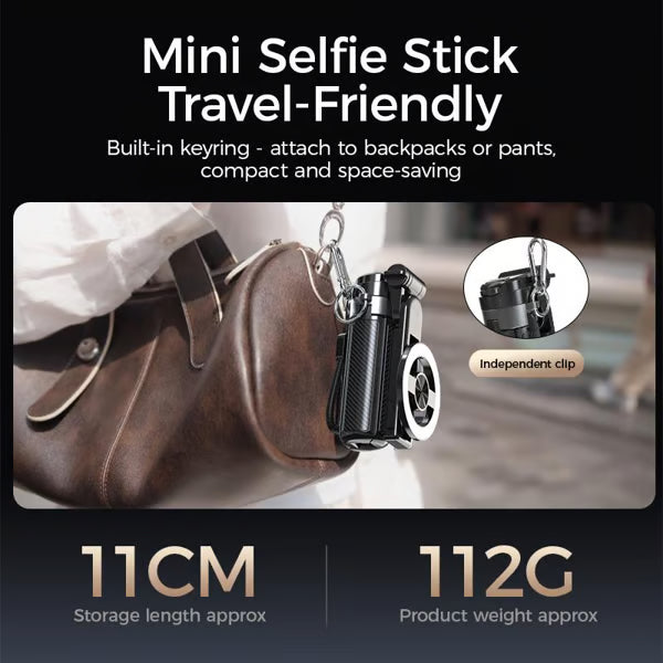 4-in-1 Multifunctional Selfie Stick ~ Snap solo or group shots anytime, anywhere.