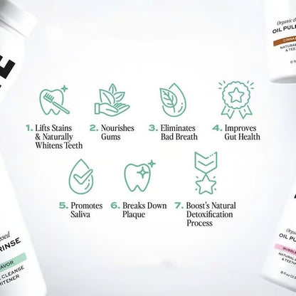 Spearmint Oil Pulling Rinse ~ No mercy for garlic, booze, or 3-day coffee breath.