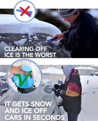 Magical Car Ice Scraper ~ Clear your windshield effortlessly for stress-free winter drives