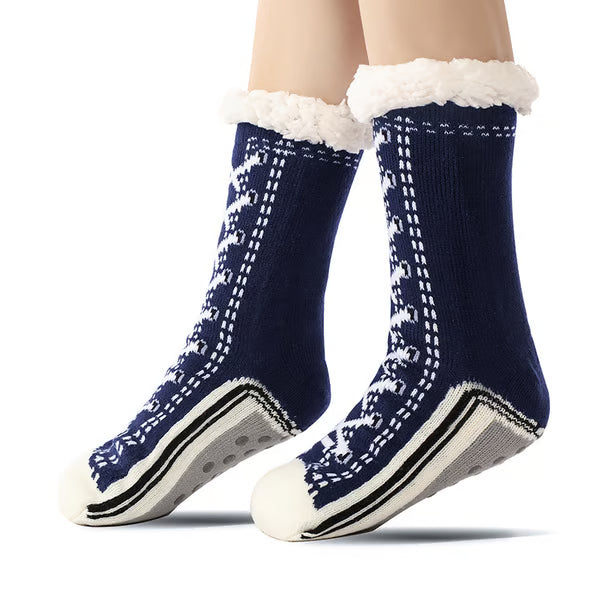 Cashmere Slipper Home Socks ~ Turn cold floors into cozy comfort instantly.