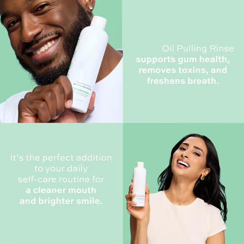 Spearmint Oil Pulling Rinse ~ No mercy for garlic, booze, or 3-day coffee breath.