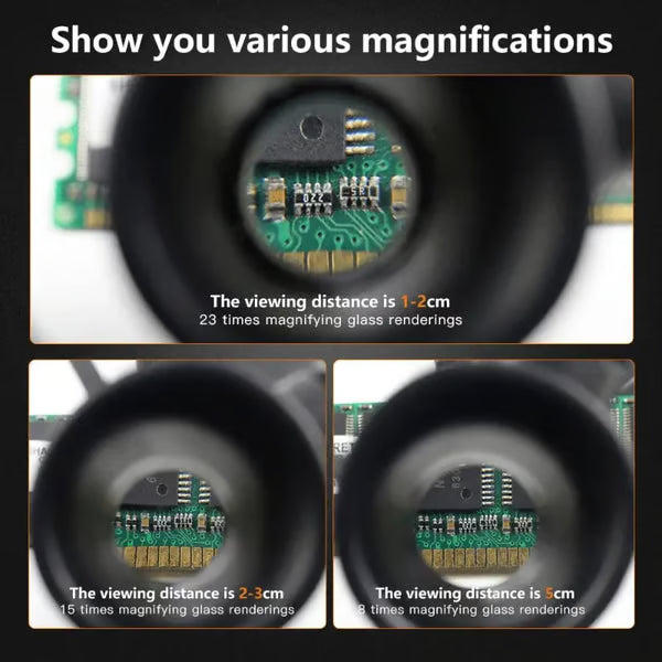 LED Repair Magnifying Glasses ~ See what naked eyes can’t, fix what others won’t.