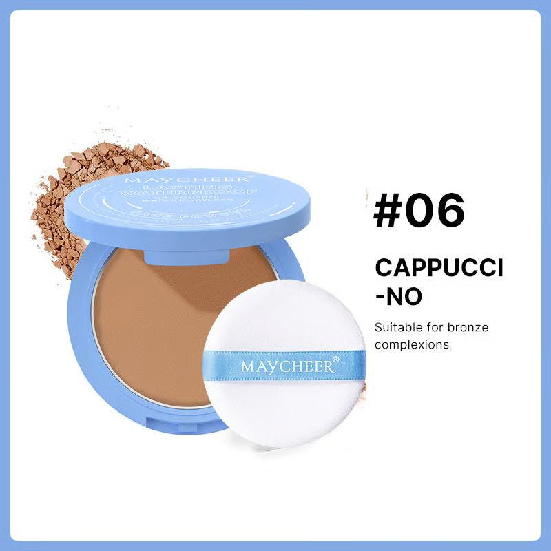 Beauty Powder Cake for Makeup Hold ~ All-day flawless hold with a soft matte finish.