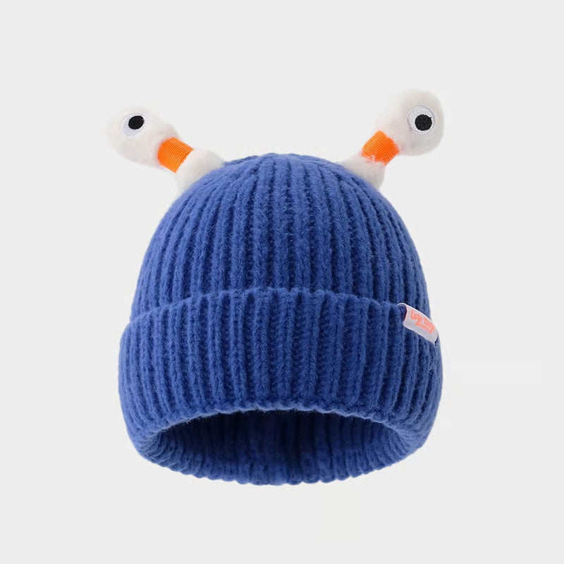 Glowing Little Monster Knit Hat ~ Light up every winter night with warmth and fun.
