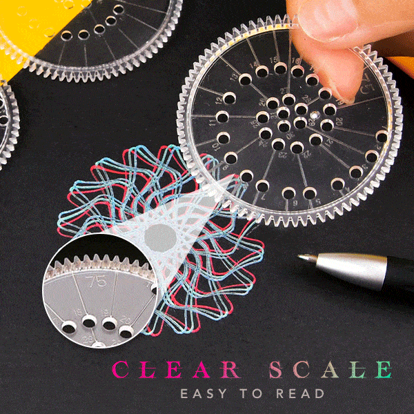 Drawing Stencil Set ~ Create mesmerizing patterns with ease-