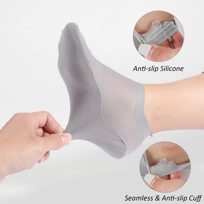 Ultra Thin No Show Cotton Socks ~ Barefoot comfort that stays hidden all day.