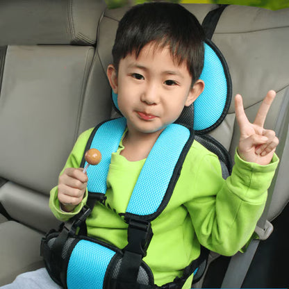 Portable Children’s Seat Belt ~ Instant 5-point protection for every ride..
