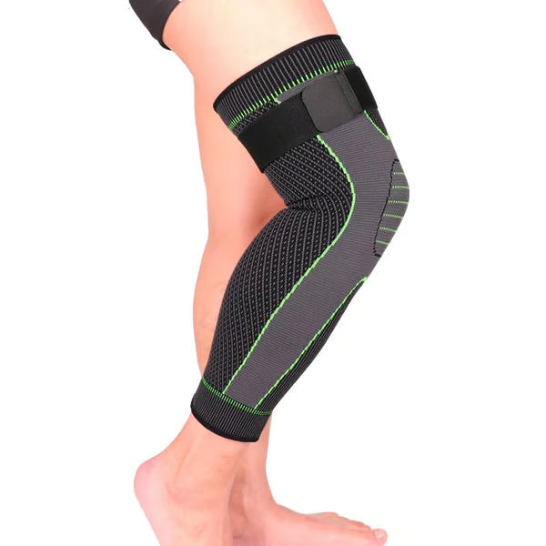 Long Compression Knee Sleeve ~ All-day joint support for workouts and recovery.