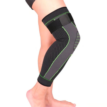 Long Compression Knee Sleeve ~ All-day joint support for workouts and recovery.