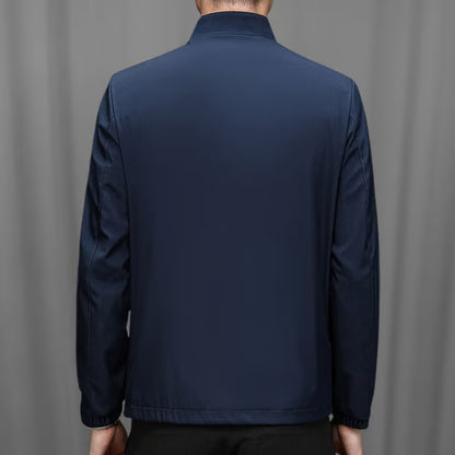 Men's Standing Collar Zipper Jacket ~ Outdress everyone without even trying.