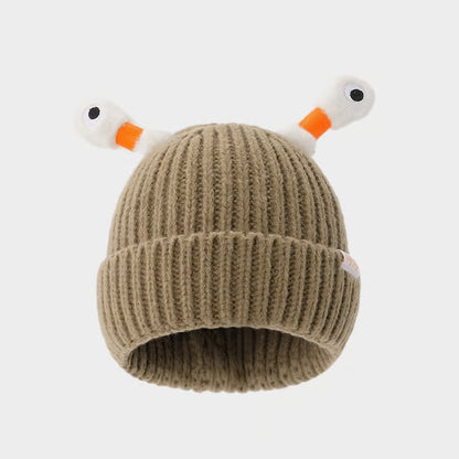 Glowing Little Monster Knit Hat ~ Light up every winter night with warmth and fun.