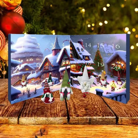 Christmas Gnome Countdown Calendar 2025 ~ Daily pockets of holiday surprise and cheer.