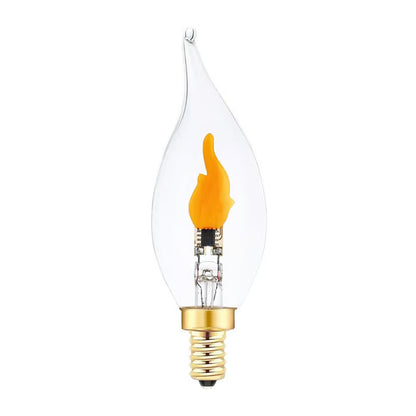 Flickering Flame Light Bulbs ~ Year-round warm flicker for indoor or outdoor spaces.