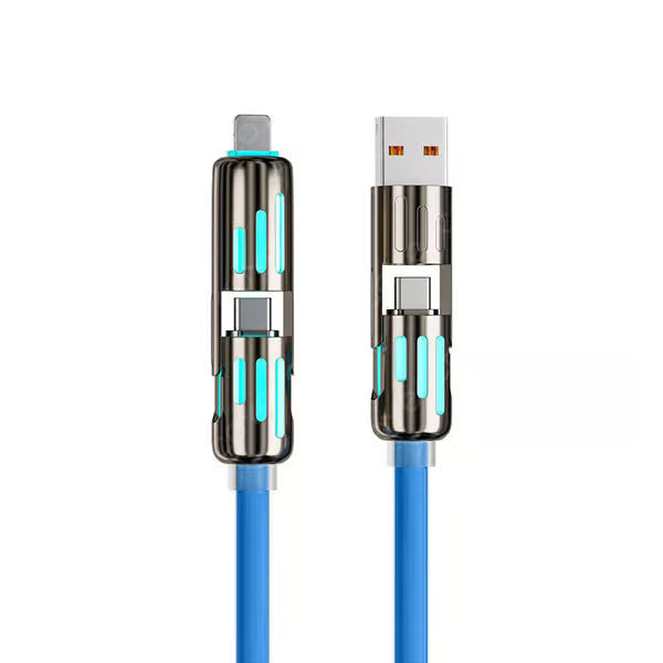 4-in-1 Charging Cable ~ Power all your devices with a single cord.