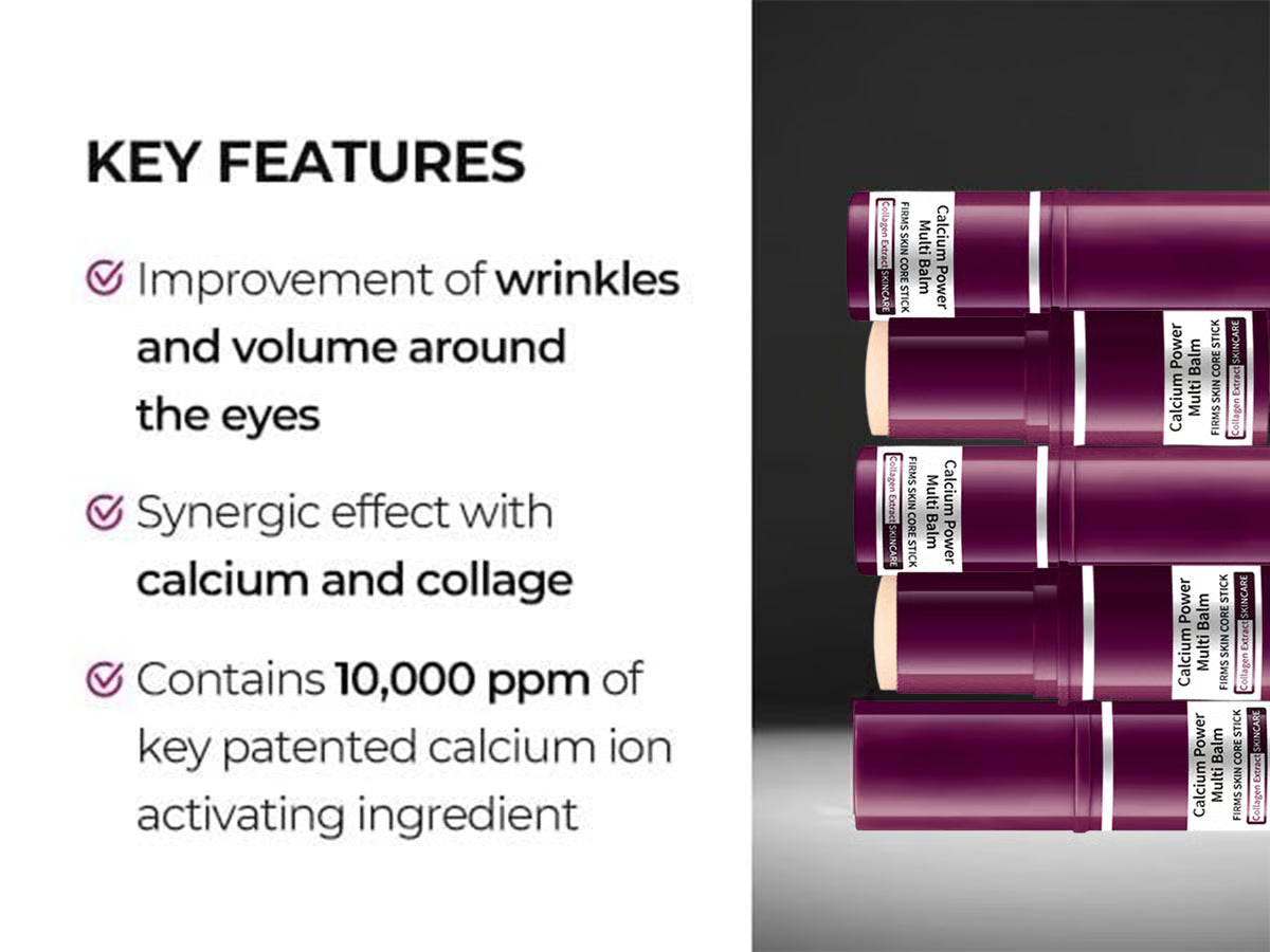 Calcium Multi Balm~ Smoother, fresher under-eyes in seconds.