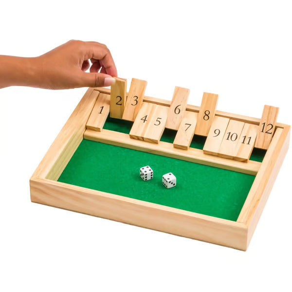 Shut The Box Board Game ~ Old-school bar classic turned family favorite.