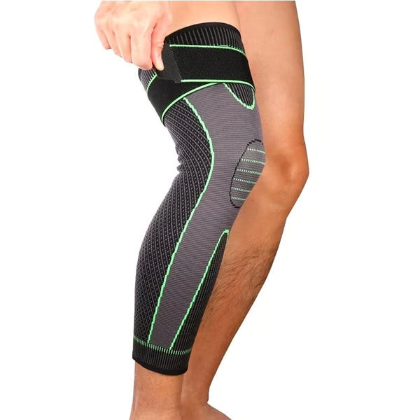 Long Compression Knee Sleeve ~ All-day joint support for workouts and recovery.