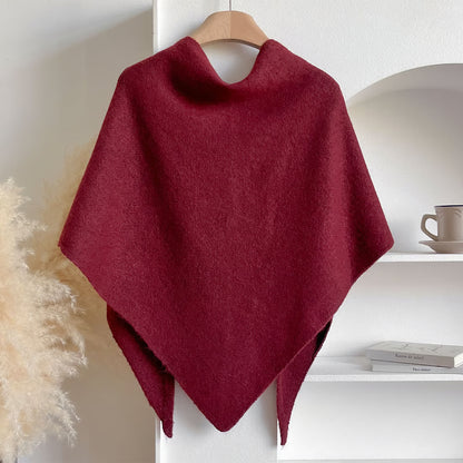 Solid Color Wool Blend Shawl ~ The Fast Track From Basic to Polished.