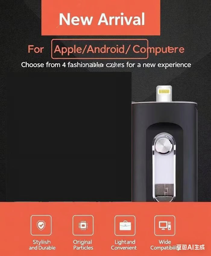 3 in 1 Flash Drive ~ For files that should never exist.