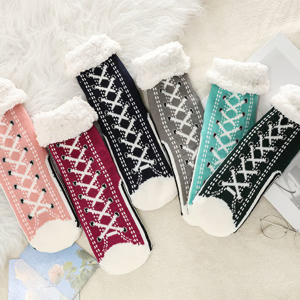 Cashmere Slipper Home Socks ~ Turn cold floors into cozy comfort instantly.