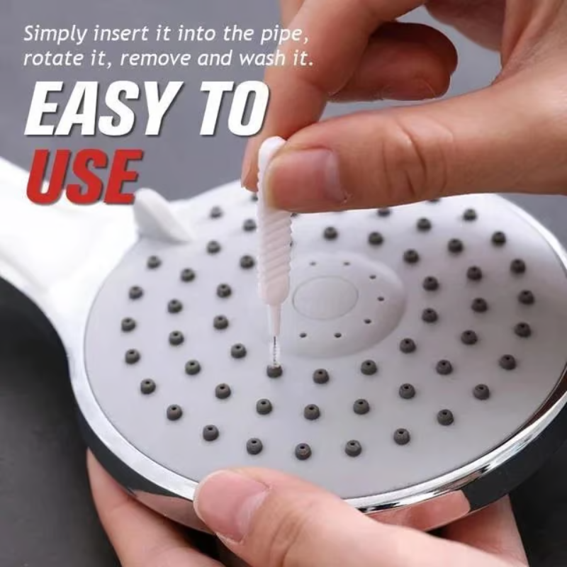 Shower Head Cleaning Brush (10pcs) ~ Restore water pressure by clearing hidden buildup.