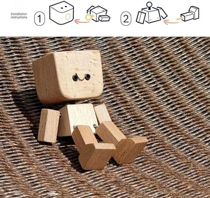 Charming Little Wooden Figure ~ Your Post-Apocalypse Bestie.