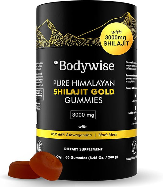 Pure Himalayan Shilajit Gummies ~ Natural Energy & Stamina in Every Bite-