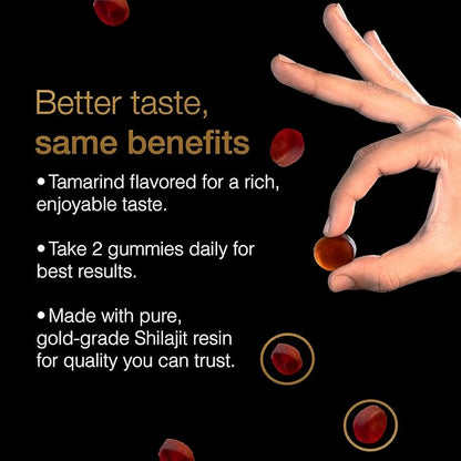 Pure Himalayan Shilajit Gummies ~ Natural Energy & Stamina in Every Bite~