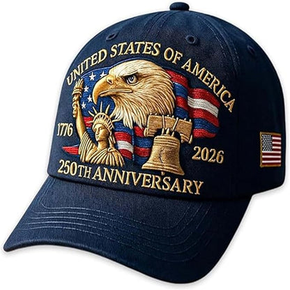 United States 250th Anniversary Cap ~ A Bold Salute to American Spirit.
