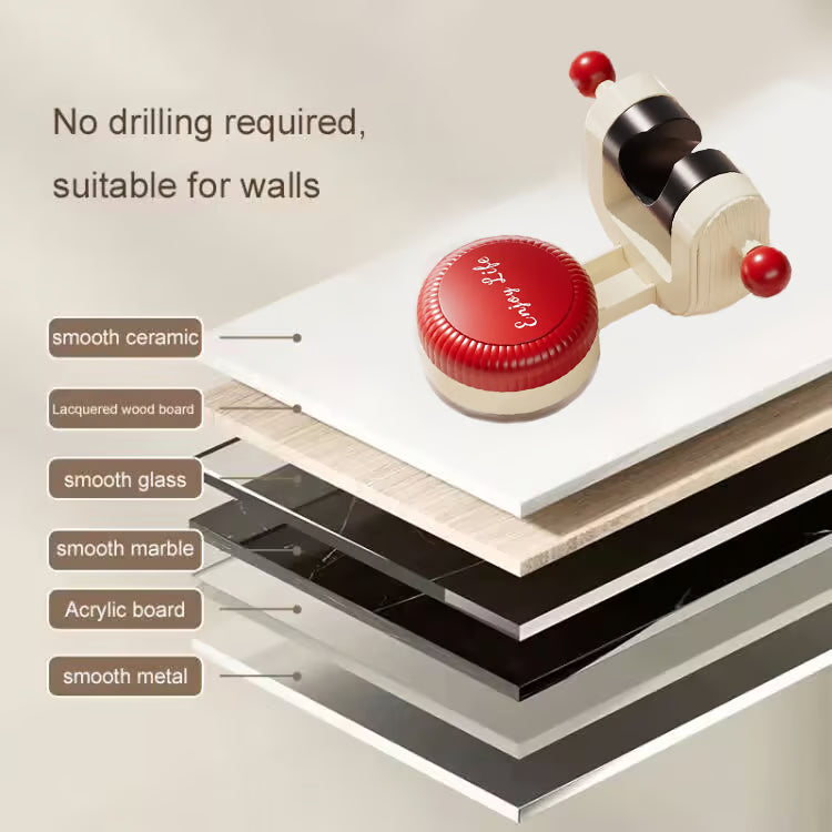 Adjustable Suction Cup Shower Holder ~ Customize your shower in seconds.